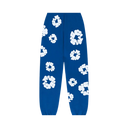 DENIM TEARS THE COTTON WREATH SWEATPANTS ROYAL BLUE