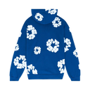 DENIM TEARS THE COTTON WREATH HOODIE ROYAL BLUE