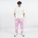 DENIM TEARS THE COTTON WREATH SWEATPANTS PINK