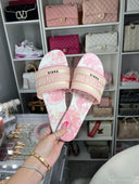 Sandales CD rose clair
