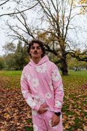 DENIM TEARS THE COTTON WREATH HOODIE PINK