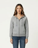 Checked Zip Hoodie