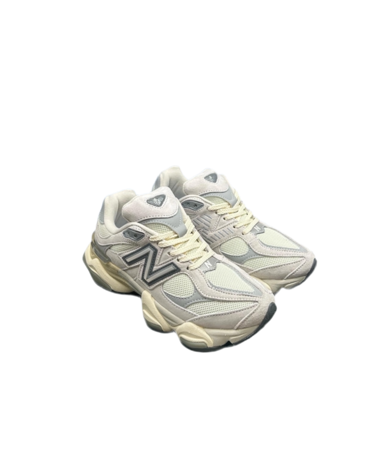 New Balance white grey