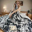 Snuffly® Cozy Faux Rabbit Fleece Throw Blanket