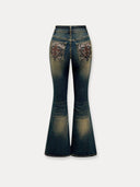 Regal Bloom Flare Jeans