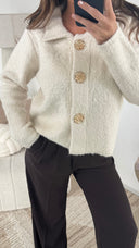 Sweter Amara – Kremowy