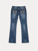 Midnight Wing Straight Jeans