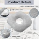 Snuffly® Cotton Adjustable Ear Pillow - Square Shape