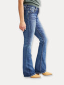 Embroidered Flare Jeans