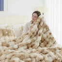 Snuffly® Cozy Faux Rabbit Fleece Throw Blanket