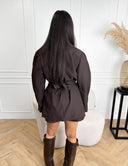 Blazer Sukienka Muse – Brązowa