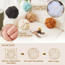 Snuffly® Nordic Woven Knot Ball Pillow