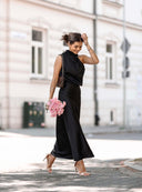 Sukienka Satin Amara – Czarna