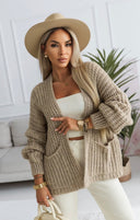 Kardigan Cozy Chic – Beż