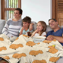 Snuffly® Capybara Print Plush Flannel Blanket