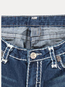 Heritage Stitch Straight Jeans