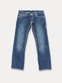 Heritage Stitch Straight Jeans
