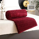 Snuffly® 3D Clouds Silky Flannel Fleece Blanket