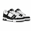black and white sneakers