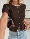 Top Veloura – Czekoladowy