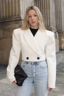 Marynarka Chic – Kremowa