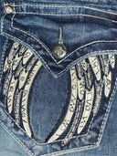 Midnight Wing Straight Jeans
