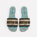 CHRISTY SANDALS TEAL GOLD