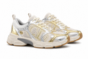 Gold & silver sneakers