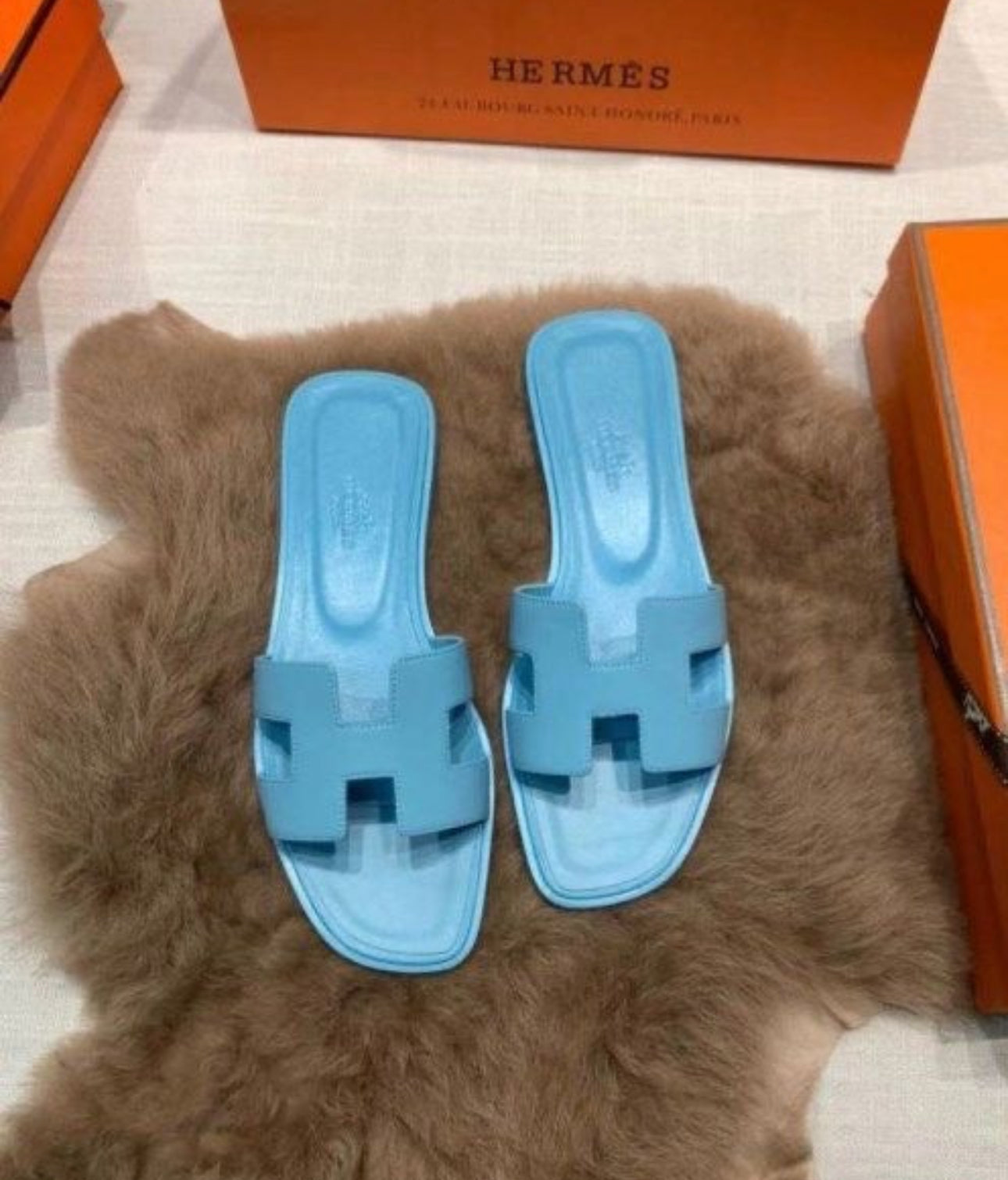 Hermes oran blue
