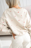 Bluza Cherry Love – Kremowa
