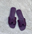 it girl purple sandals