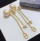 Boucles d'oreilles en perles CD