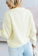 Sweter Soft V-Neck – Jasny Żółty