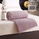 Snuffly® 3D Clouds Silky Flannel Fleece Blanket