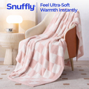 Snuffly® Checkered Flannel Fleece Blanket