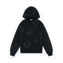 Sweat à capuche Denim Tears The Cotton Crown noir monochrome