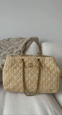 SAC CC BEIGE GRAND FORMAT