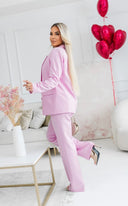 Spodnie Valerisse – Liliowy Chic