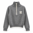 QUARTER ZIP GREY