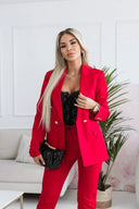 Marynarka Power Chic – Czerwona