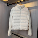 VESTE ZIPPÉE MONCLER EN LAINE ET TEDDY