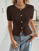 Top Veloura – Czekoladowy