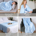 Snuffly® Cozy Flannel Wearable Blanket
Throw