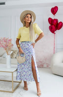 Spódnica Floral Chic – Liliowy Print