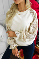 Bluzka Livia – Beżowa Koronka