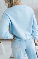 Sweter Soft V-Neck – Błękitny