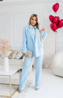 Spodnie Valerisse – Błękitna Elegancja