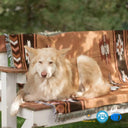 Snuffly® Brown Reversible Woven Throw
Blanket with Tassels