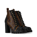 LV LACE UP HIGH BOOTS