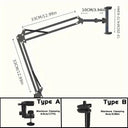 Snuffly® Rotatable Long Arm Tablet Holder